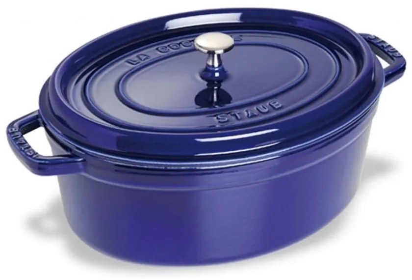 Staub Hrniec STAUB oválny 31 cm modrý 5,5l