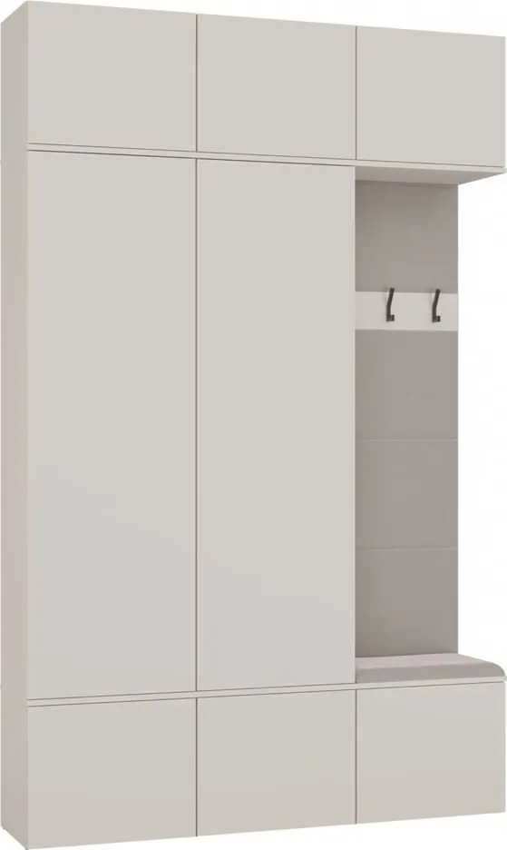 Předsíňová stěna Haga I 150 cm kašmír