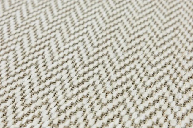 Obojstranný koberec BRUSSELS 205803/10610 béžový / krémový kruh