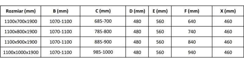 Mexen Apia, sprchový kút s posuvnými dverami 110 (dvere) x 90 (stena) cm, 6mm číre sklo, chrómový profil + slim sprchová vanička 5cm, 840-110-090-01-00-4010