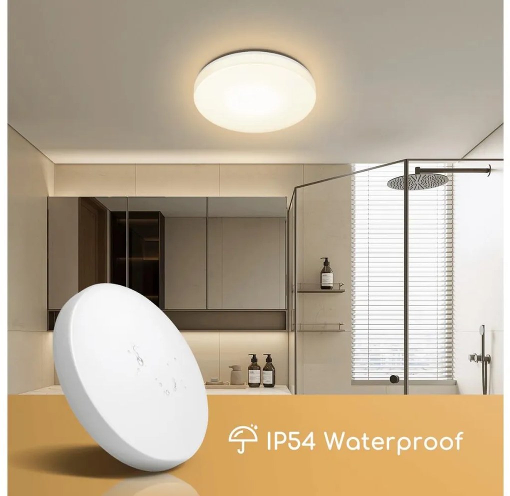 Aigostar B.V. Aigostar - LED Kúpeľňové stropné svietidlo LED/24W/230V 4000K IP54 B10303I1Q