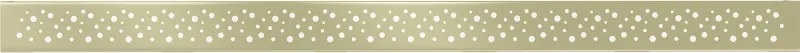Mexen Flat M12 krytka žľabu 80 cm, zlatá matná, 1A21080