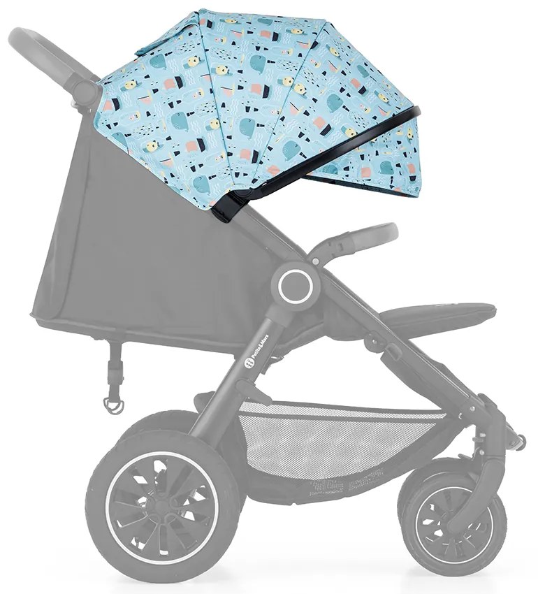 PETITE&MARS strieška na kočík Street+ limited 100 ocean