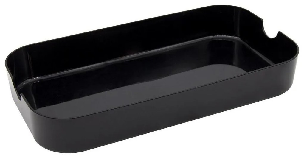 Organizér do zásuvky, do kuchyne aj do kúpeľne, sada 4 ks ESSENTIAL, čierna