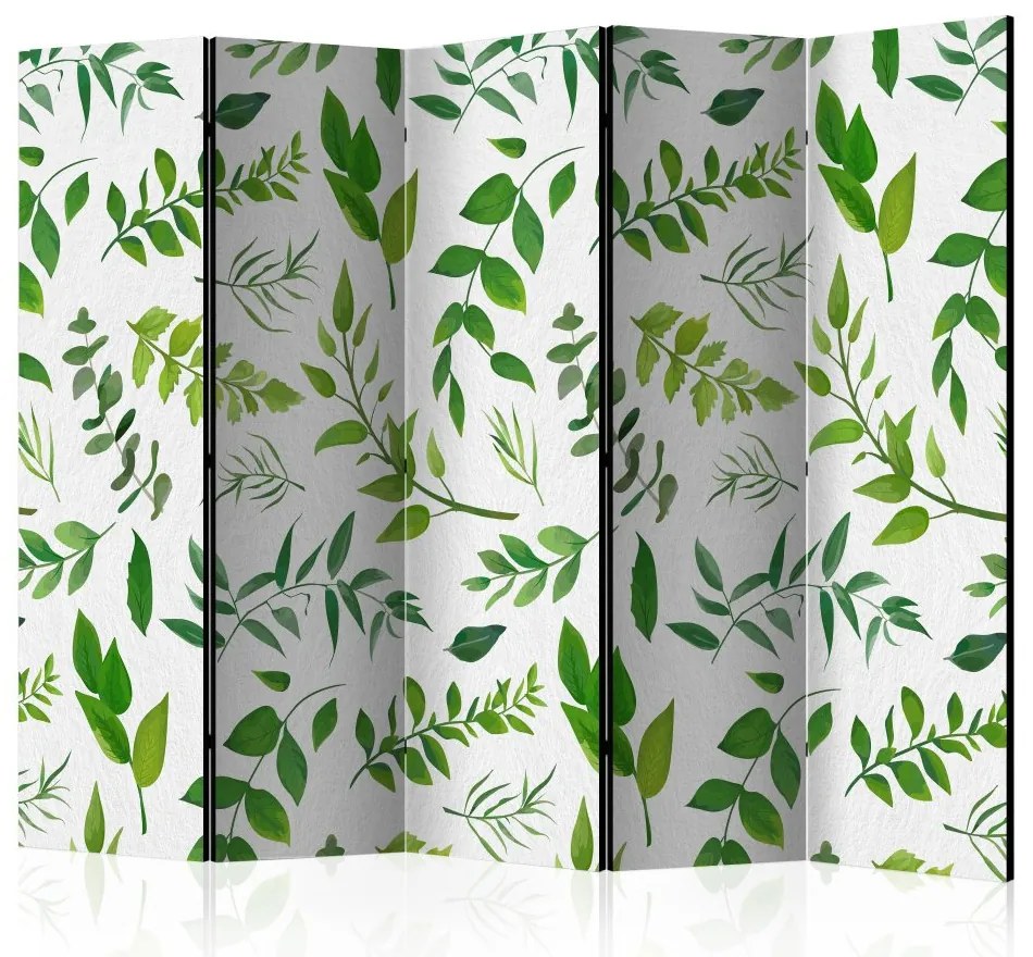 Artgeist Paraván - Green Twigs [Room Dividers]