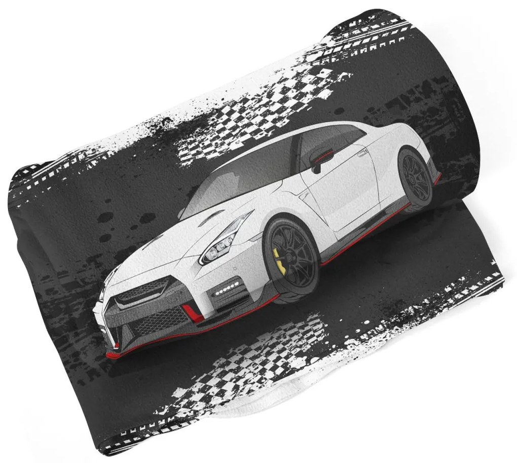 Sablio Deka Nissan GTR 35 Čierny - 190x140 cm