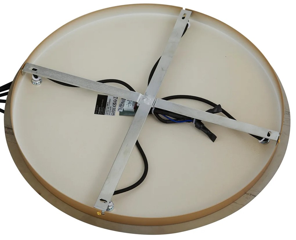 Závesná lampa Art Deco zlatá s opálovým sklom 5-svetiel - Yani