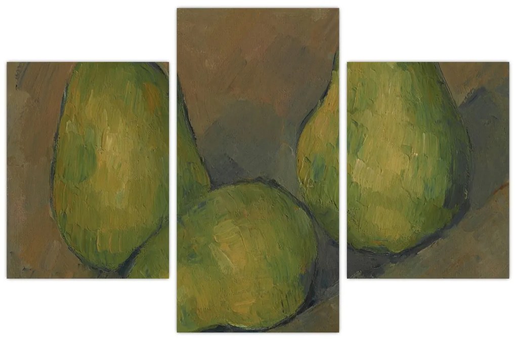 Obraz - Paul Cézanne, Three Pears, reprodukcia (90x60 cm)