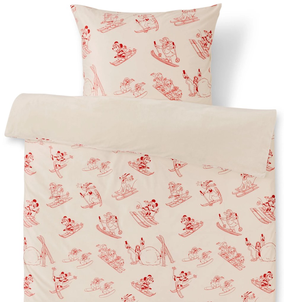 Plyšová posteľná bielizeň »Mickey and Friends«, štandardná veľkosť