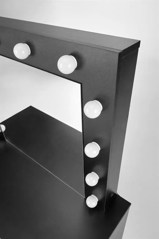 Toaletný stolík Hektor (čierna). Vlastná spoľahlivá doprava až k Vám domov. 1049314