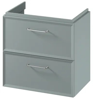 Cersanit S1021-009-Závesná kúpeľňová skrinka pod umývadlo MILLE SLIM 60x38 cm mintová