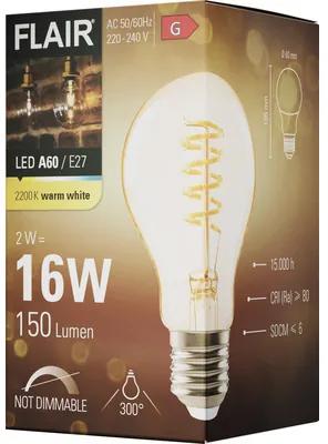 LED žiarovka FLAIR A60 E27 2W/16W 150lm 2200K