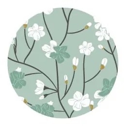 Svetlozelené kartónové úložné boxy v súprave 2 ks s vekom ø 37,5x25,5 cm Rut Paper Laminate – Bigso