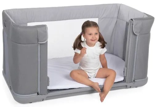 Chicco - Detská postieľka 3v1 NEXT2ME FOREVER tmavošedá