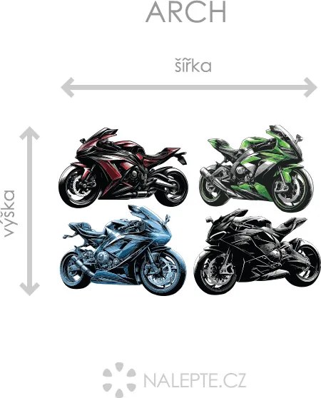 Súprava motoriek textilní prelepiteľné nálepky na stenu hárok 46 x 30 cm
