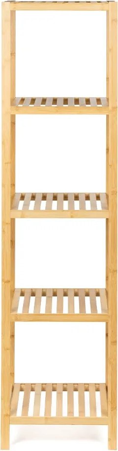 Noela Bambusový regál s 5 policami BAMBI
