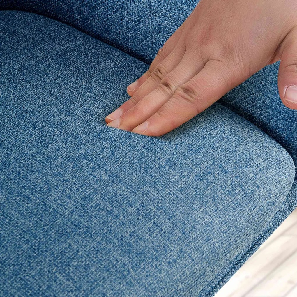 Stolička Tipton, látka - modrá