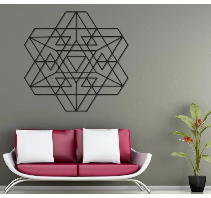 Stylesa Geometrický obraz na stenu z drevenej preglejky I SENTOP PR0334 preglejka