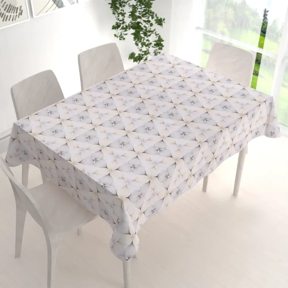Biante Dekoračný obdĺžnikový obrus PML-031 Designové geometrické obrazce na bielom 80x120 cm