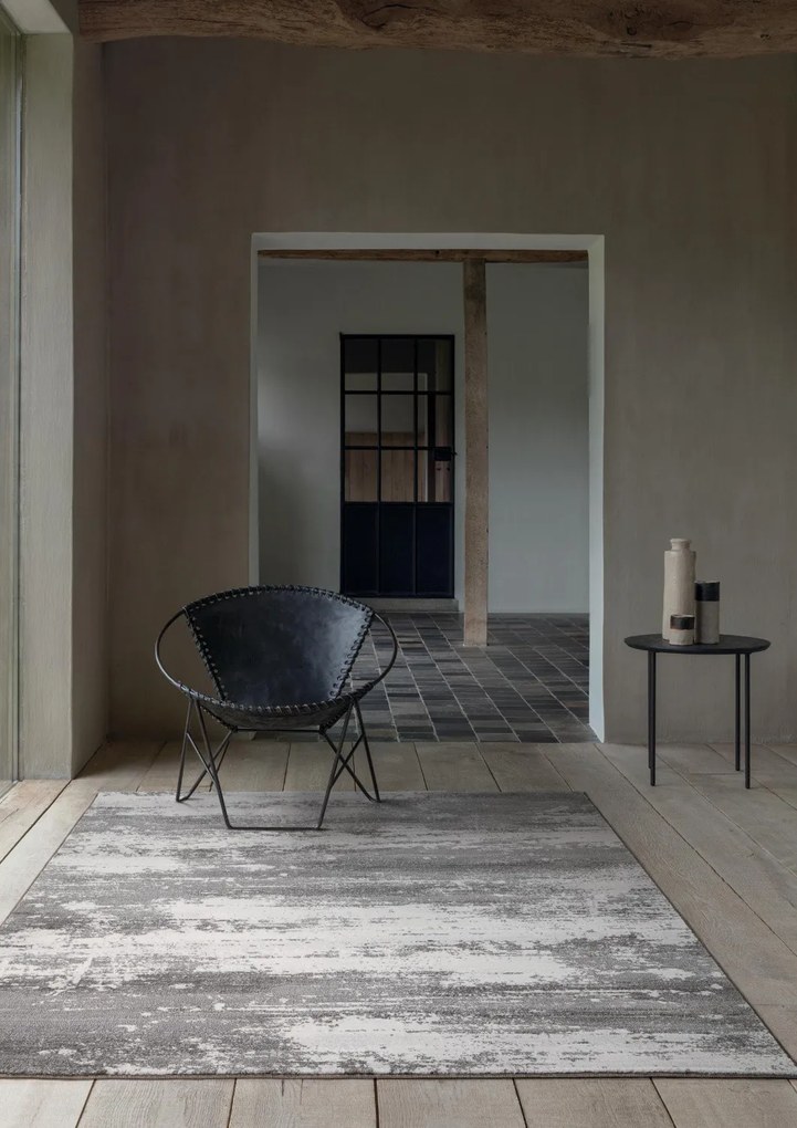 Osta, Kusový koberec Piazzo 12191 910, 80x140, šedá, chodba / predsieň