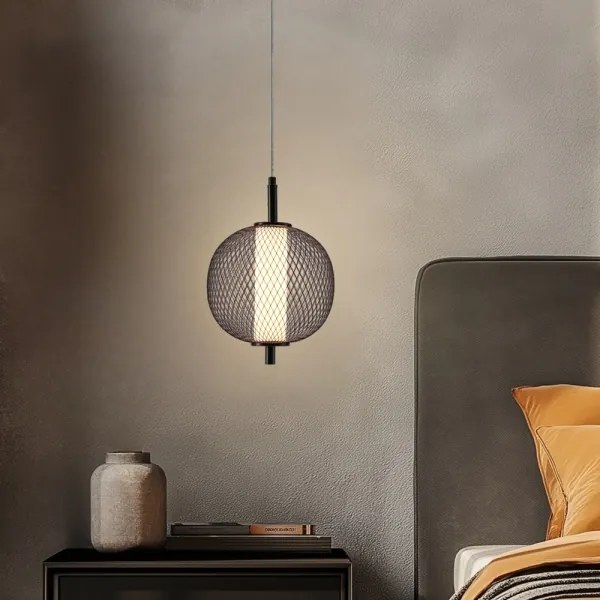 LED závesný luster na lanku PUMA LED/10W/230V pr. 20 cm čierny