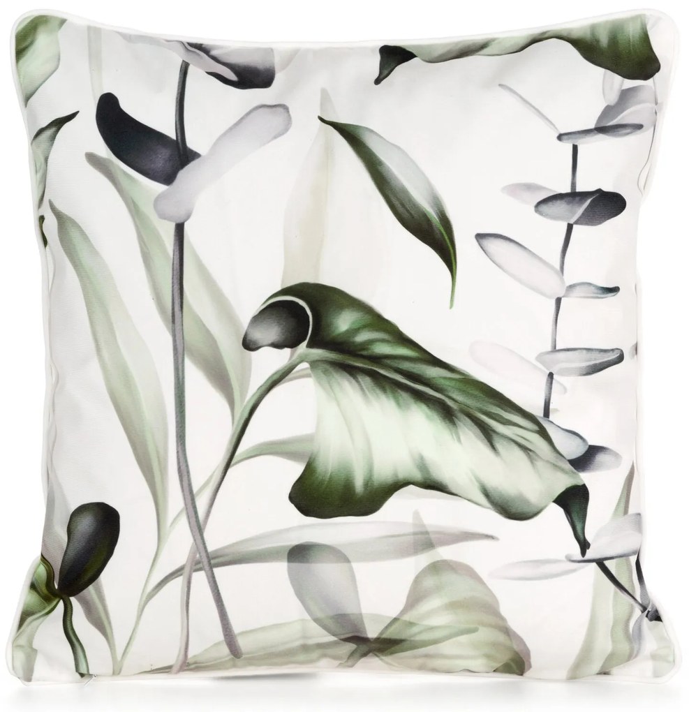 DEKORAČNÁ OBLIEČKA NA VANKÚŠ DAVOS2 45X45 CM LISTY