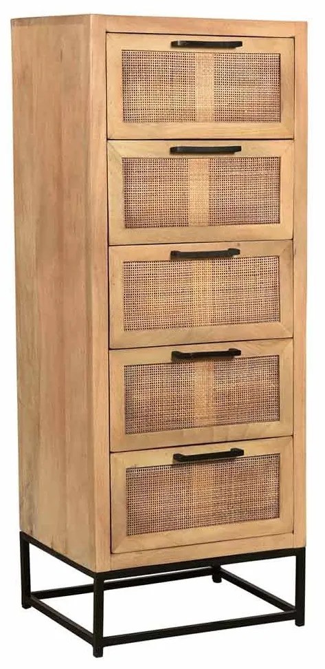 Komoda CANE 45 × 35 × 115 cm