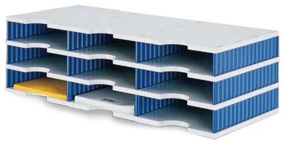 Triediace moduly, 9 priehradok, modrá