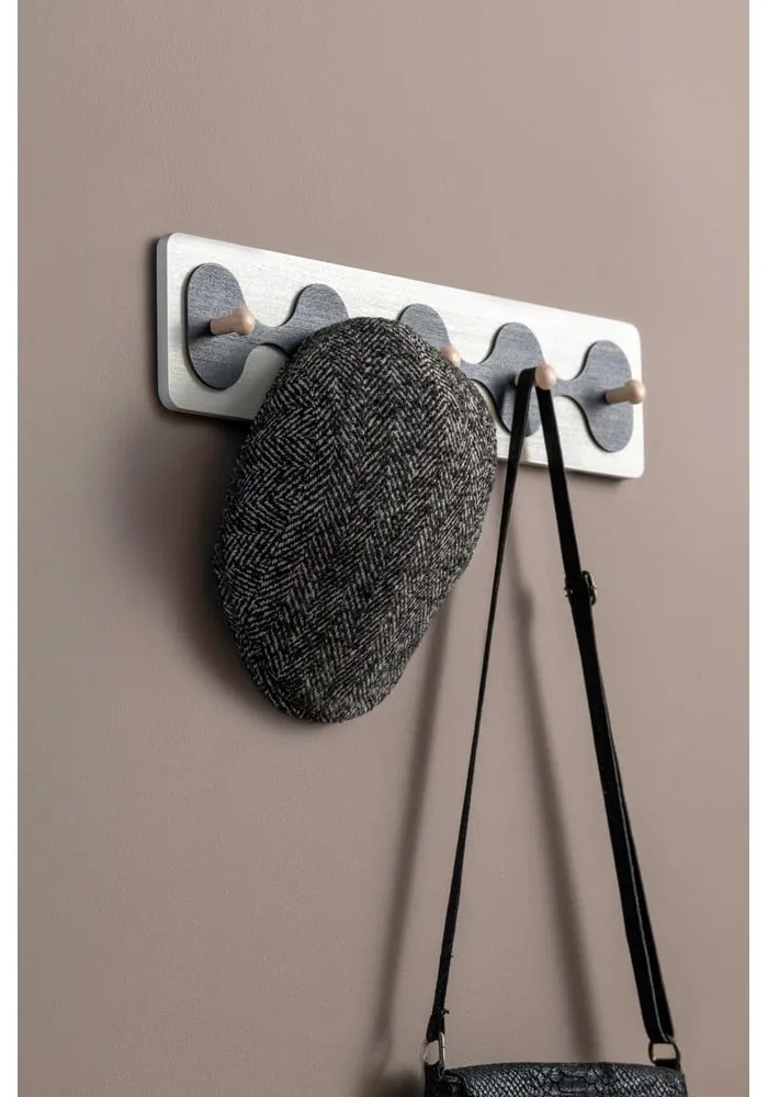 Biely nástenný vešiak 48 cm Rizar – PT LIVING