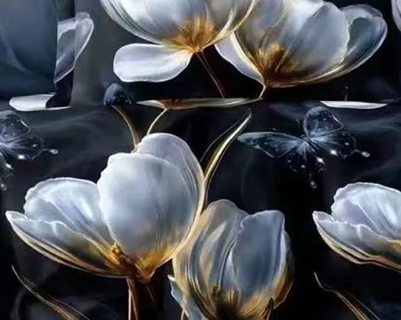 Posteľné obliečky Homa EDIT DARK 7-dielna sada 140x200 cm