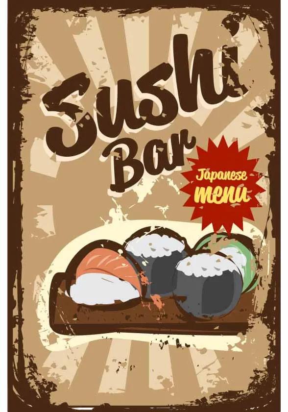 Ceduľa Restaurant Menu Sushi Bar