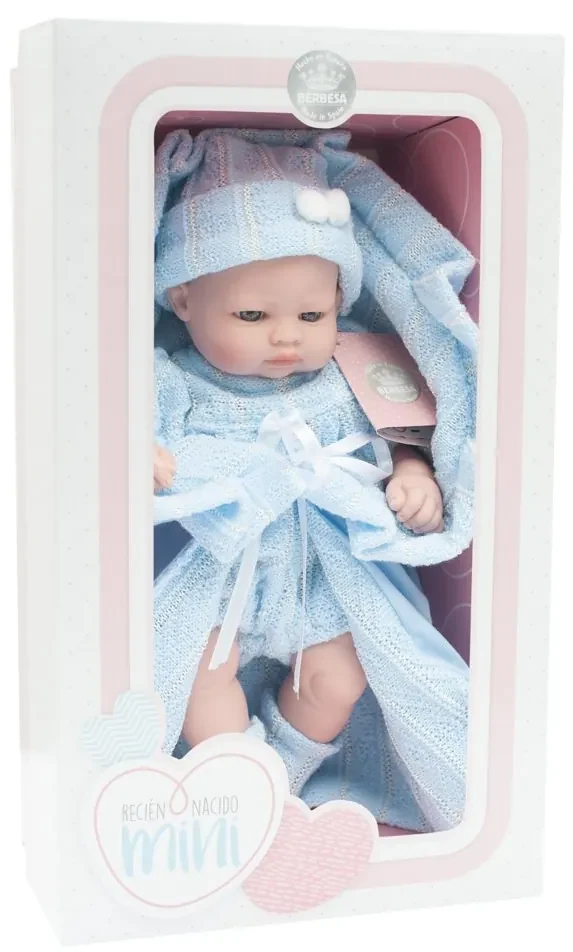 Luxusná detská bábika-bábätko chlapček Berbesa Charlie 28cm
