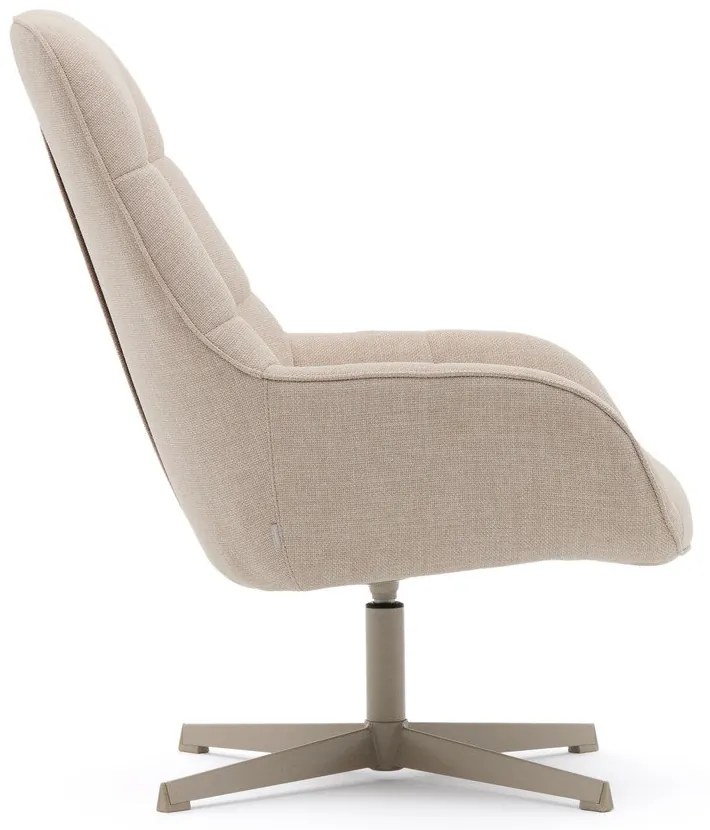 Béžové otočné kreslo Jaspe – Kave Home