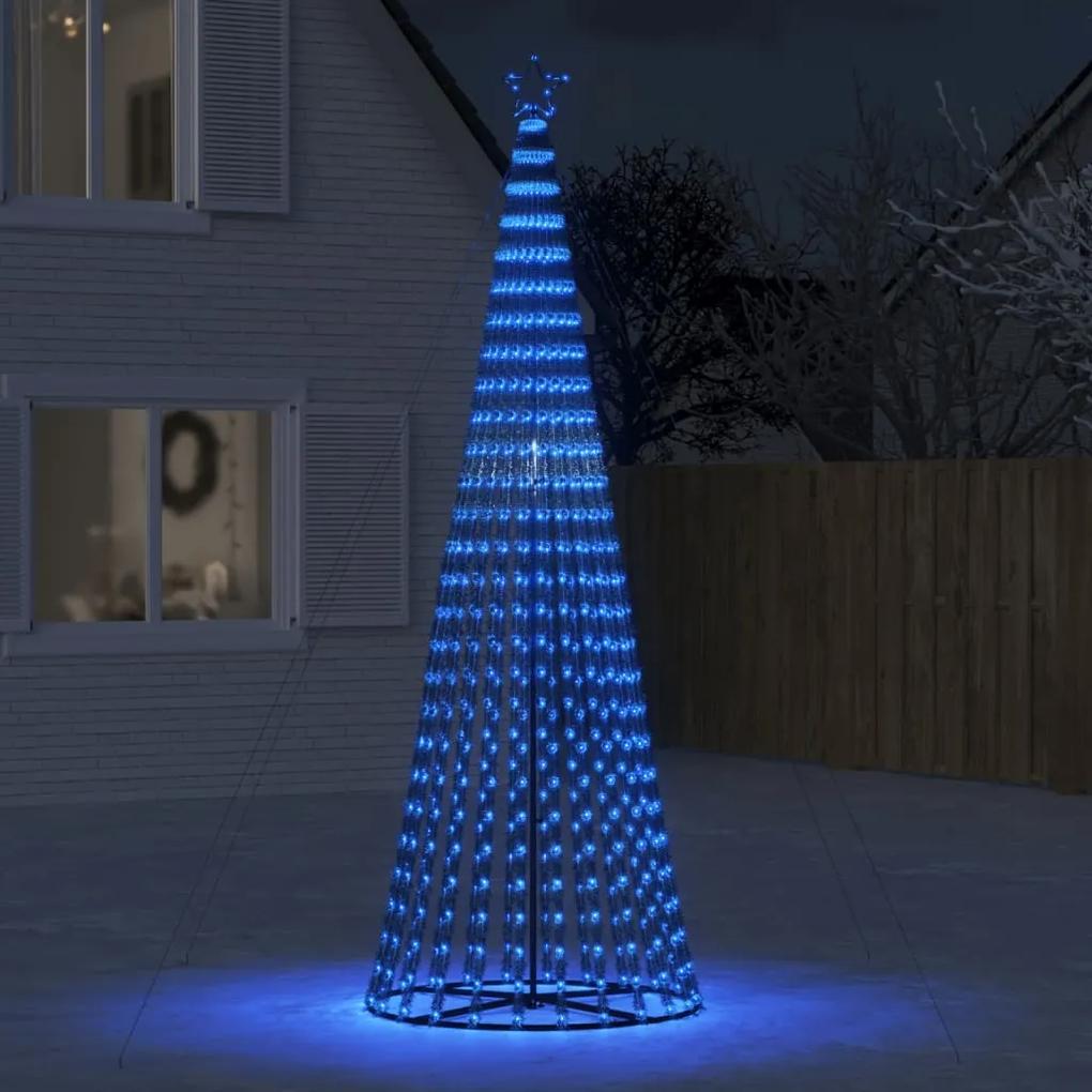 Kužeľ na osvetlenie vianočného stromčeka 688 LED modrých 300 cm 358070