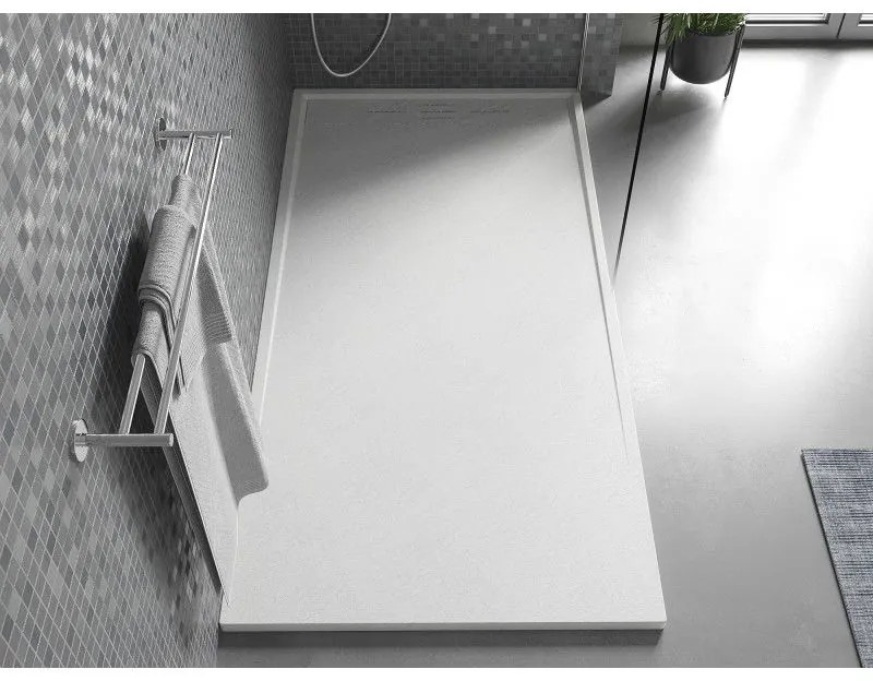 Mexen Amon, SMC obdĺžniková sprchová vanička 150 x 70 cm, biela, 4F107015
