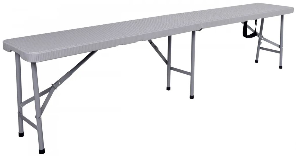 Skládací zahradní sestava šedá