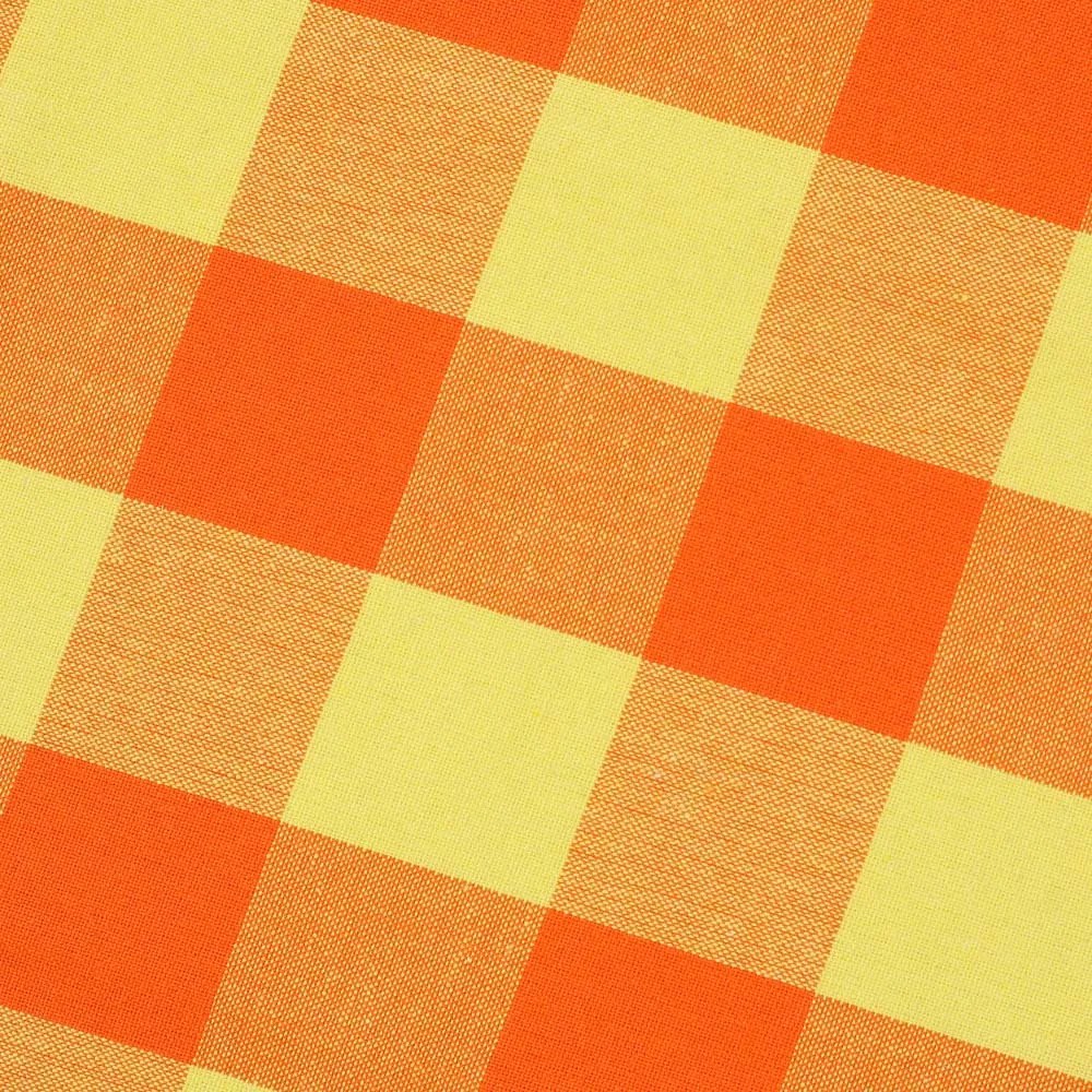 Biante Kuchynská bavlnená utierka Olivia OL-003 Oranžová-žltá kocka veľká
