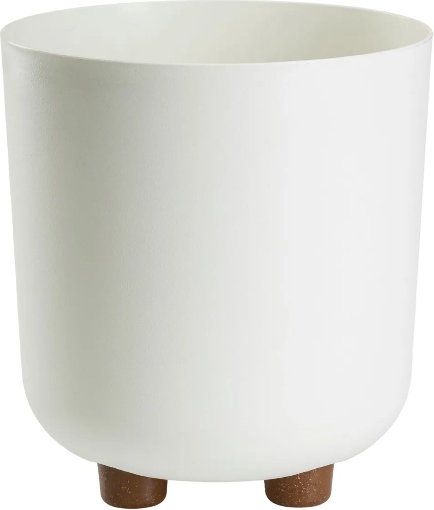 PLASTOVÝ KVETINÁČ TERRA 19,5X21 CM KRÉMOVÁ