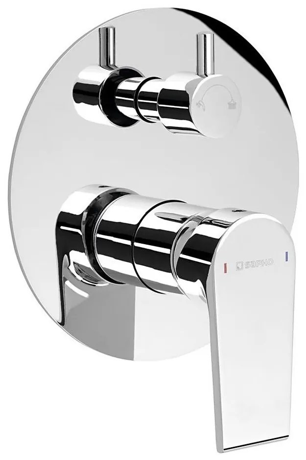 Sapho - sprchová batéria KAI pre podomietkovú inštaláciu, lesklý chróm