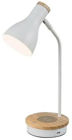 Rabalux 74001 stolná lampa Mosley, biela