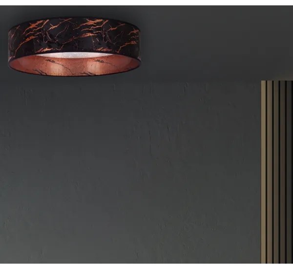 Brilagi - LED Stropné svietidlo VELVET STAR LED/24W/230V pr. 40 cm  čierna/medená