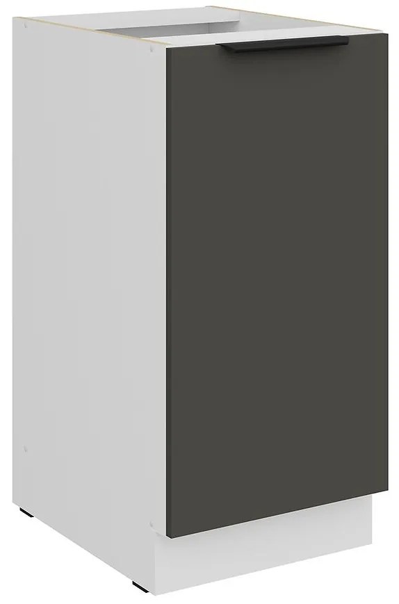 Kuchynská skrinka Aria-Gr/Wh Anti Fingerprint 40d 1f Bb