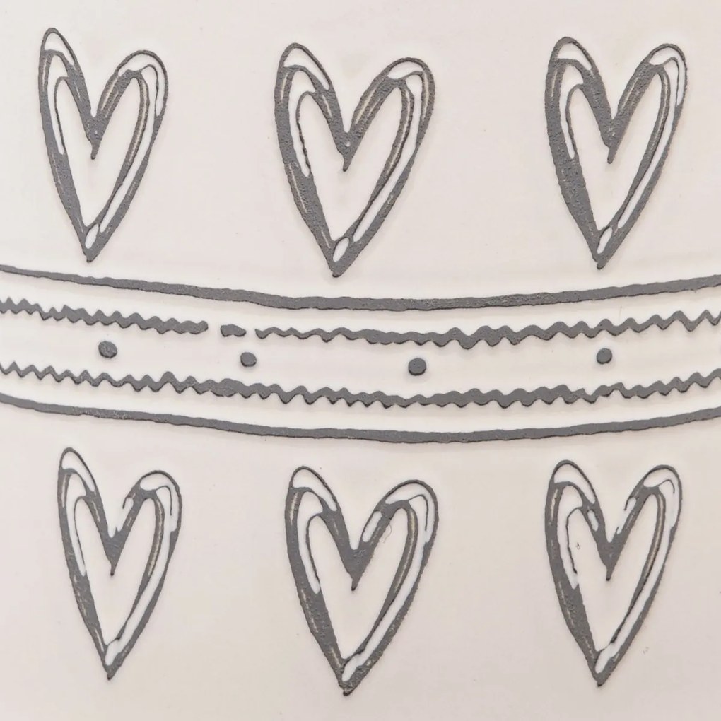 Keramický hrnček Srdiečka II, 450 ml