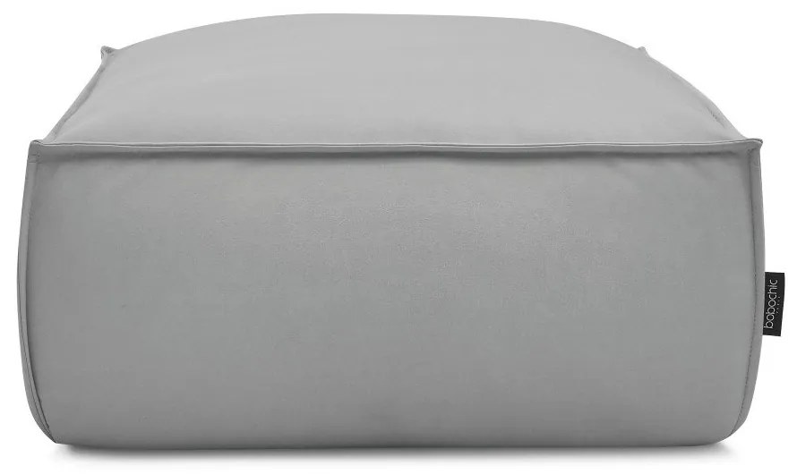 Svetlosivá podnožka z imitácie kože Boheme – Bobochic Paris