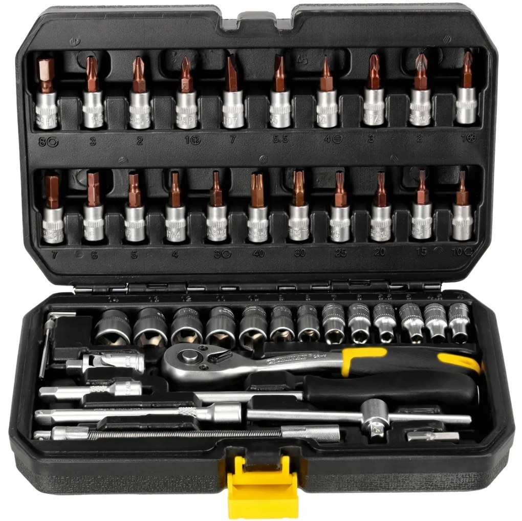 CROWNMAN Box na náradie pre nástrčné kľúče, 46 kusov