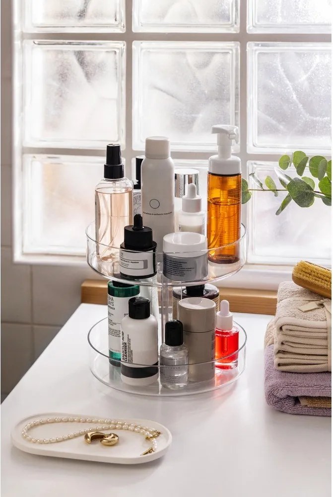 Plastový kúpeľňový organizér otočný – Casa De Engel