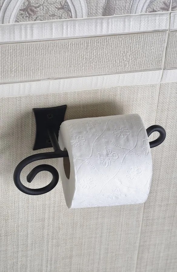 Sapho Sapho, REBECCA držiak uterákov dvojitý otočný, čierna, CC021