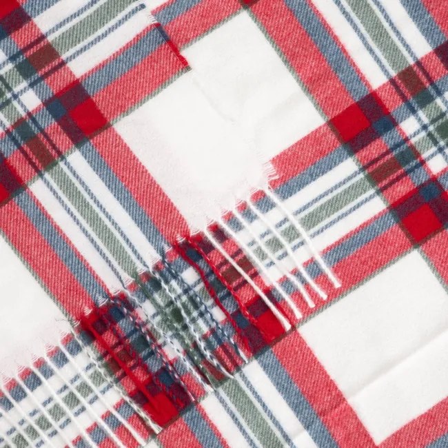 Deka CHECKSY biela / červená 758256
