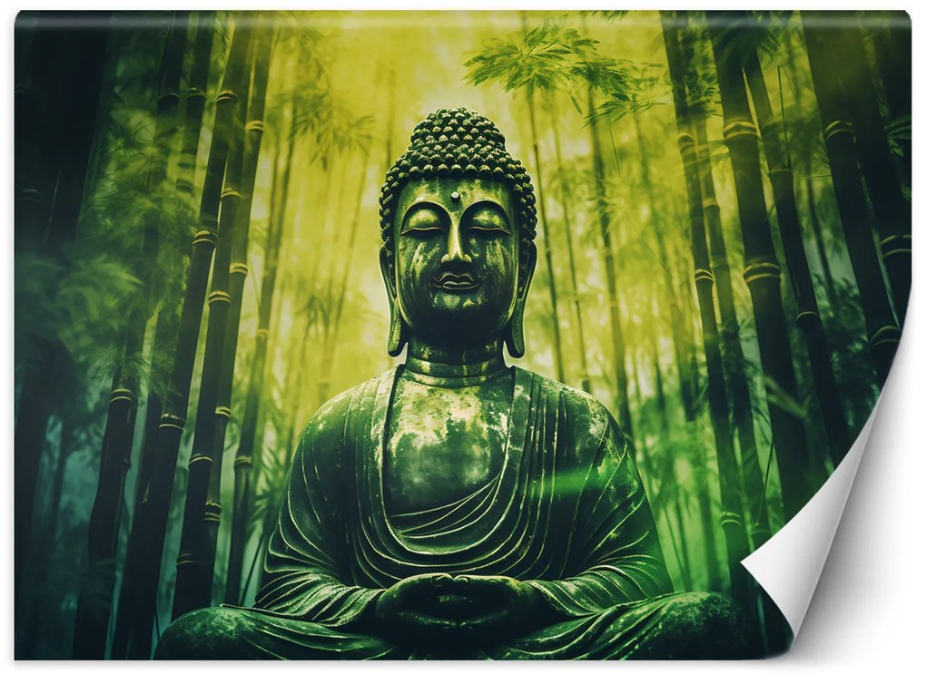 Gario Fototapeta Budha v bambusovom lese Materiál: Vliesová, Rozmery: 150 x 105 cm