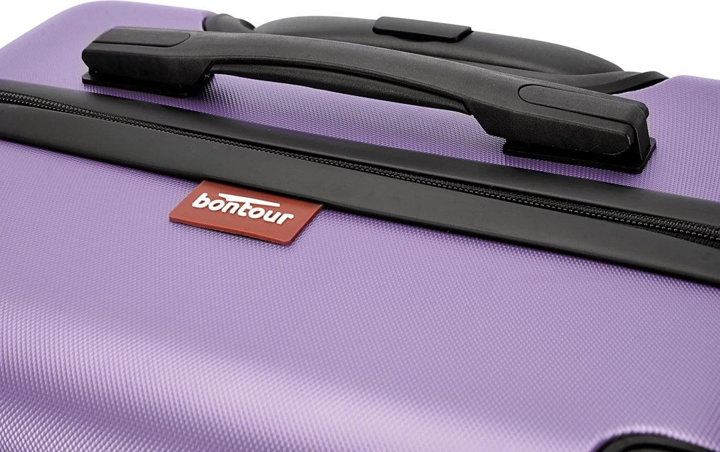 Kabínový kufor na 4 kolieskach 55x39x20cm ružovo fialová